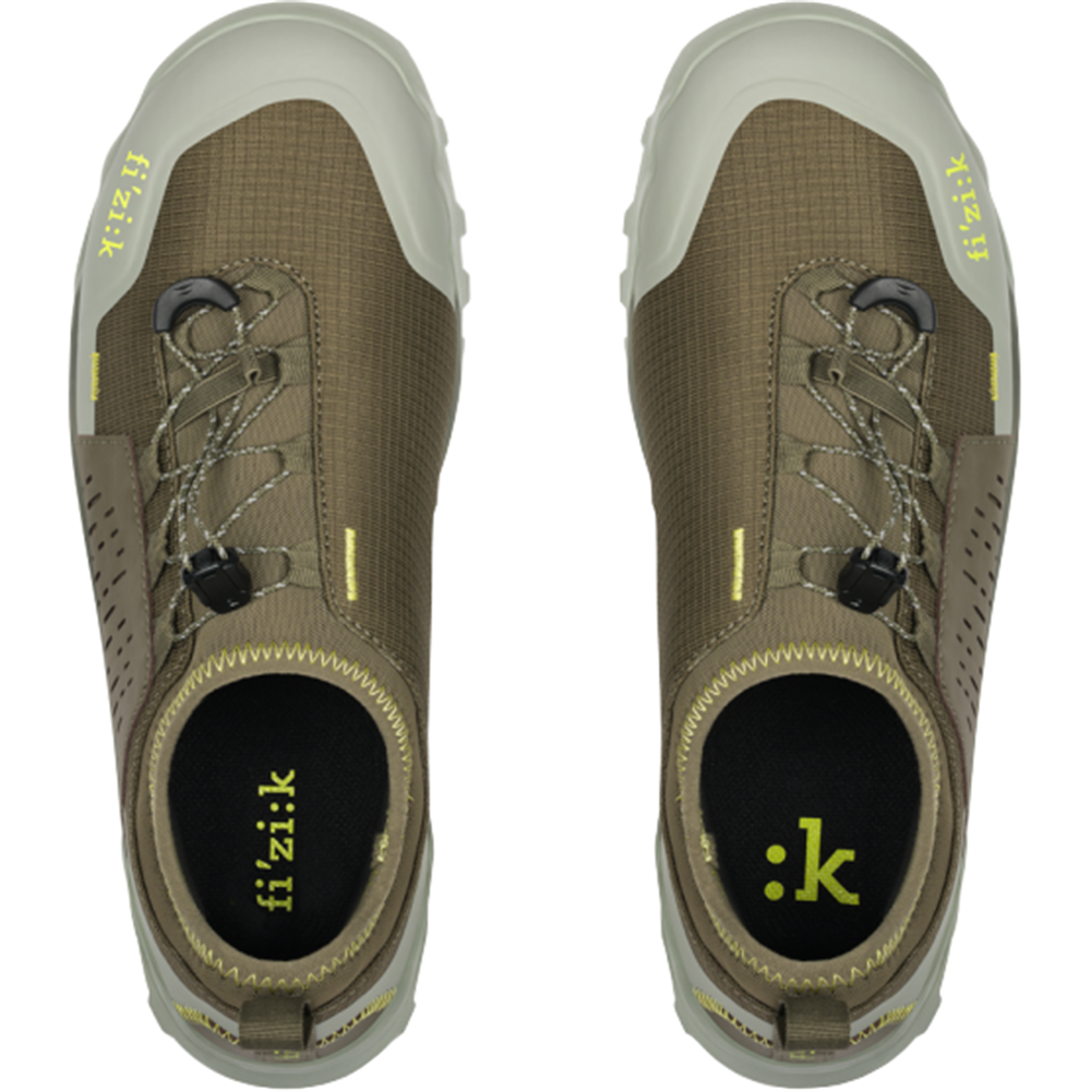 Ergolace 2 Clipless Gravel Shoes - Green/Caramel