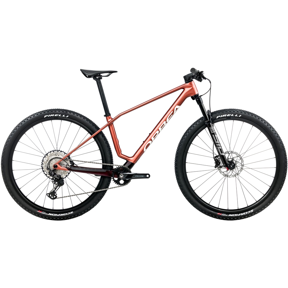 Alma M30 Hardtail Mountain Bike - Mars Red/Metallic Burgundy Red (2026)