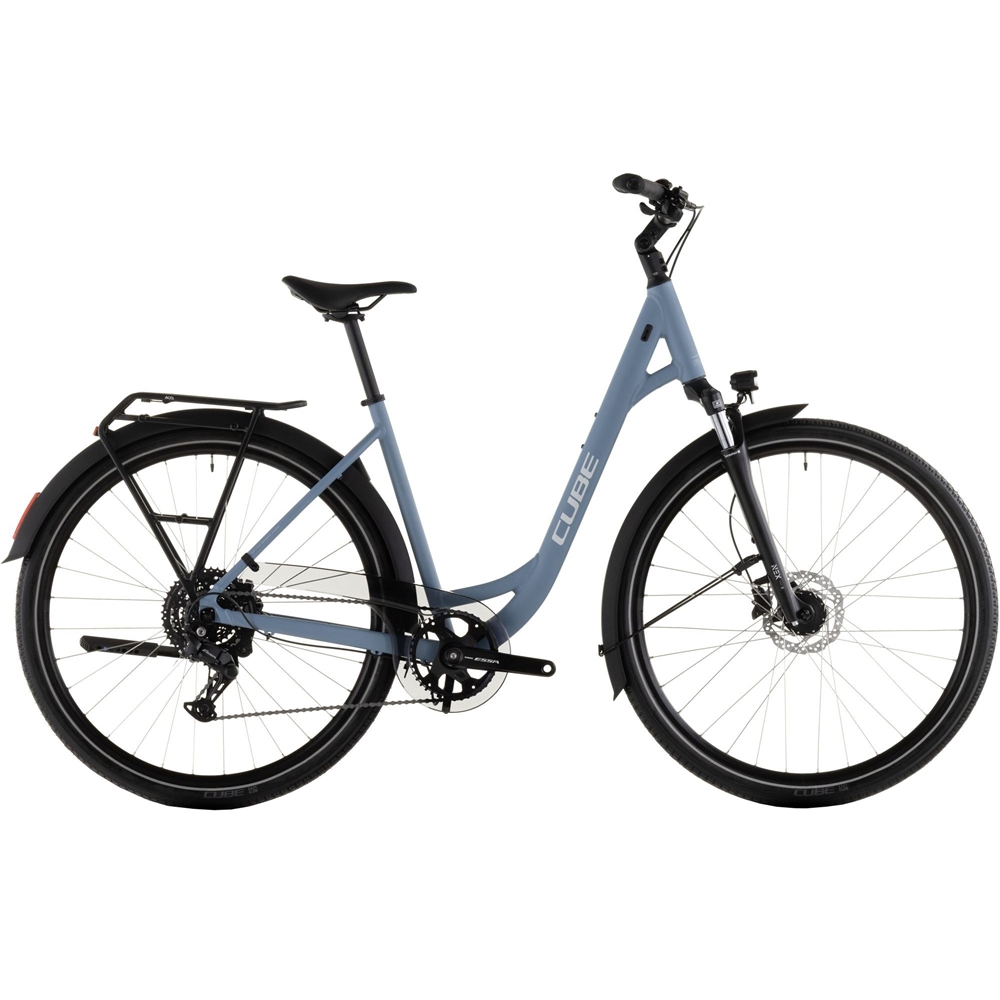 Touring One Easy Entry Hybrid Bike - Bluebird/Grey (2026)