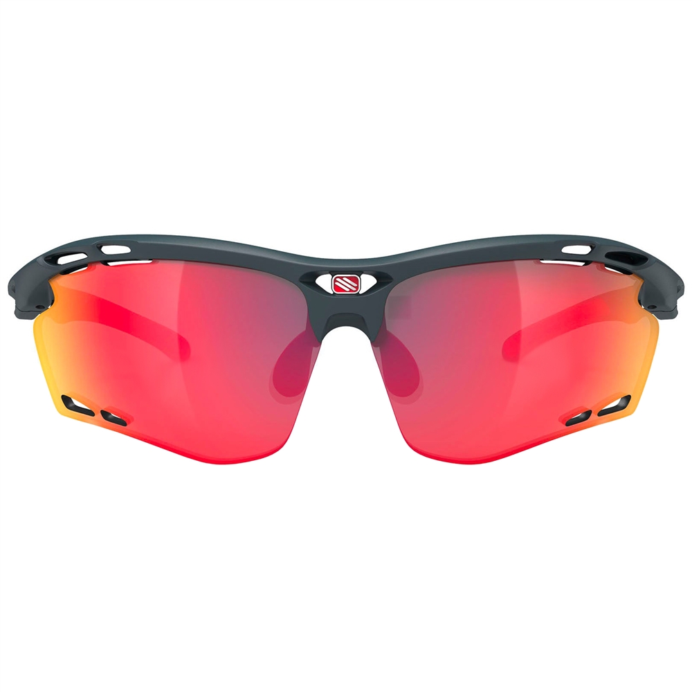 Propulse RP Optics Sunglasses - Charcoal Matte/Multilaser Red