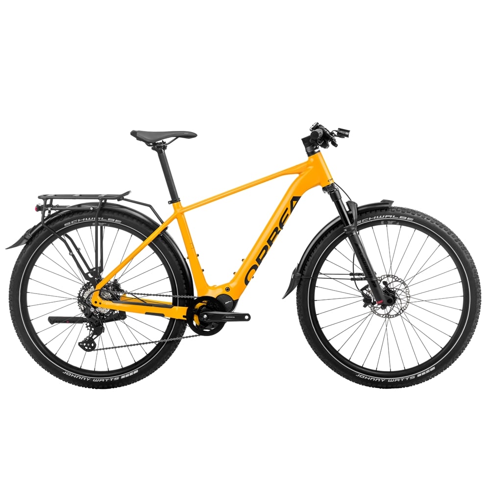 Kemen SUV 30 Electric Hybrid Bike - Mango/Black (2023)