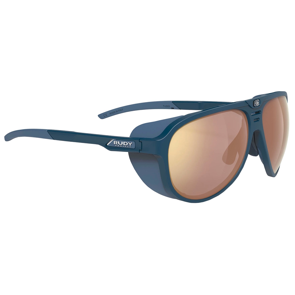 Stardash ImpactX PH Sunglasses - Blue Navy Matte/2Laser Crimson