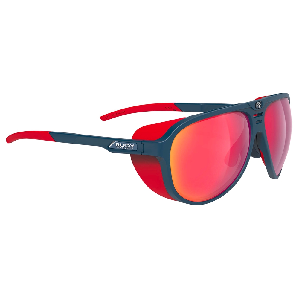 Stardash RP Optics Sunglasses - Blue Navy Matte/Multilaser Red