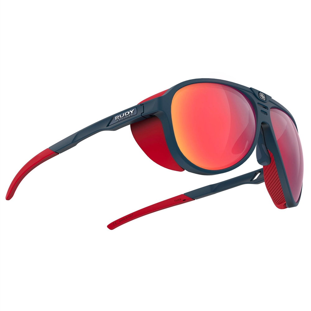 Stardash RP Optics Sunglasses - Blue Navy Matte/Multilaser Red