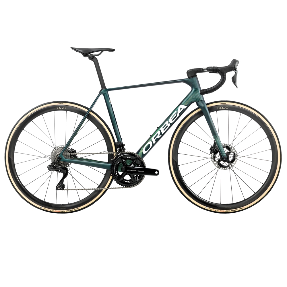 Orca M10iLTD PWR Road Bike - Escape Green/Carbon View Matt (2026)