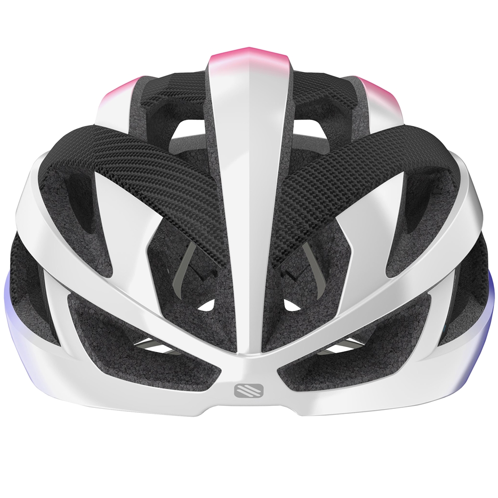Rebel Road Helmet - Pearl Metal/Pink/Cyber Blue Shiny