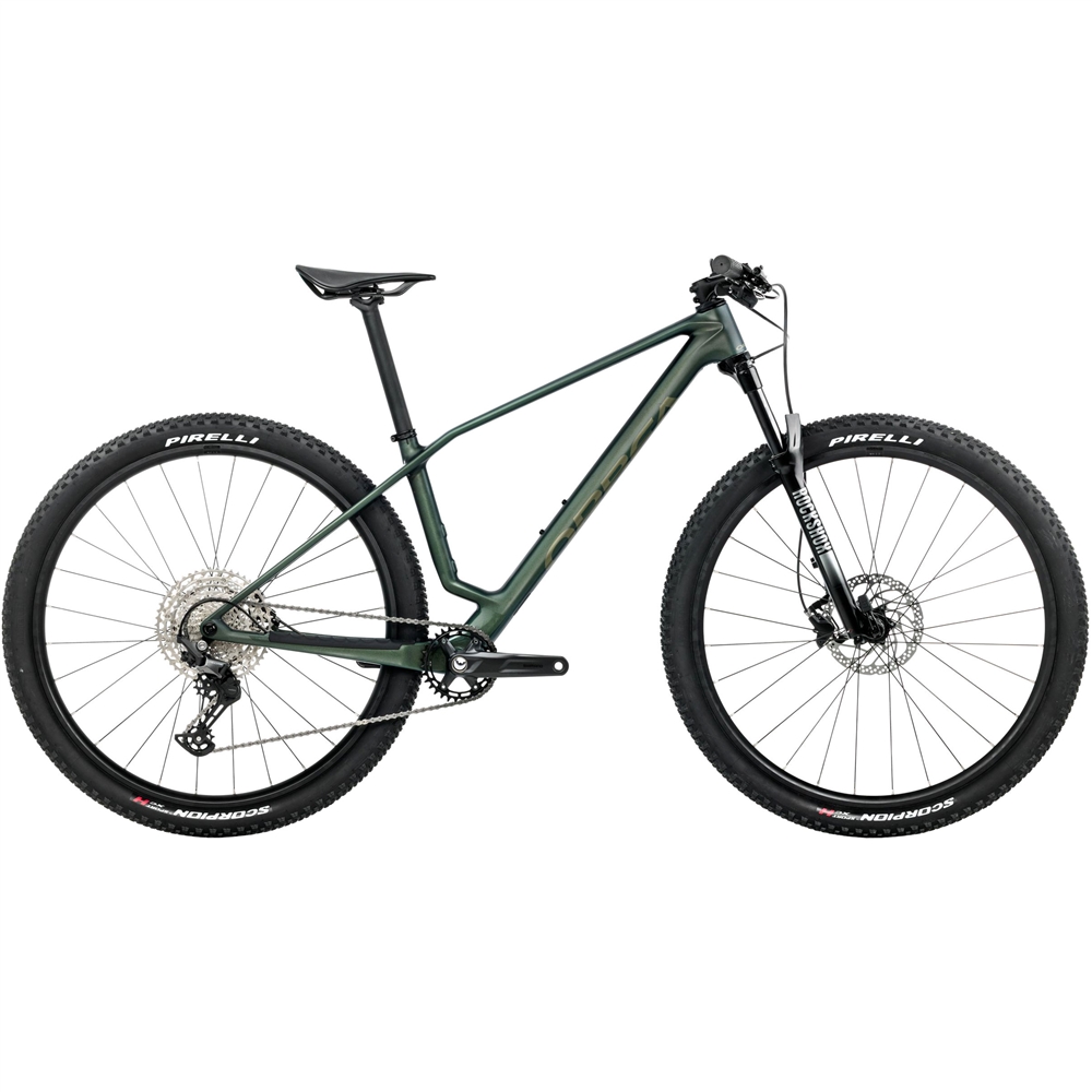 Alma M50 Hardtail Mountain Bike - Seaweed Carbon View (2026)