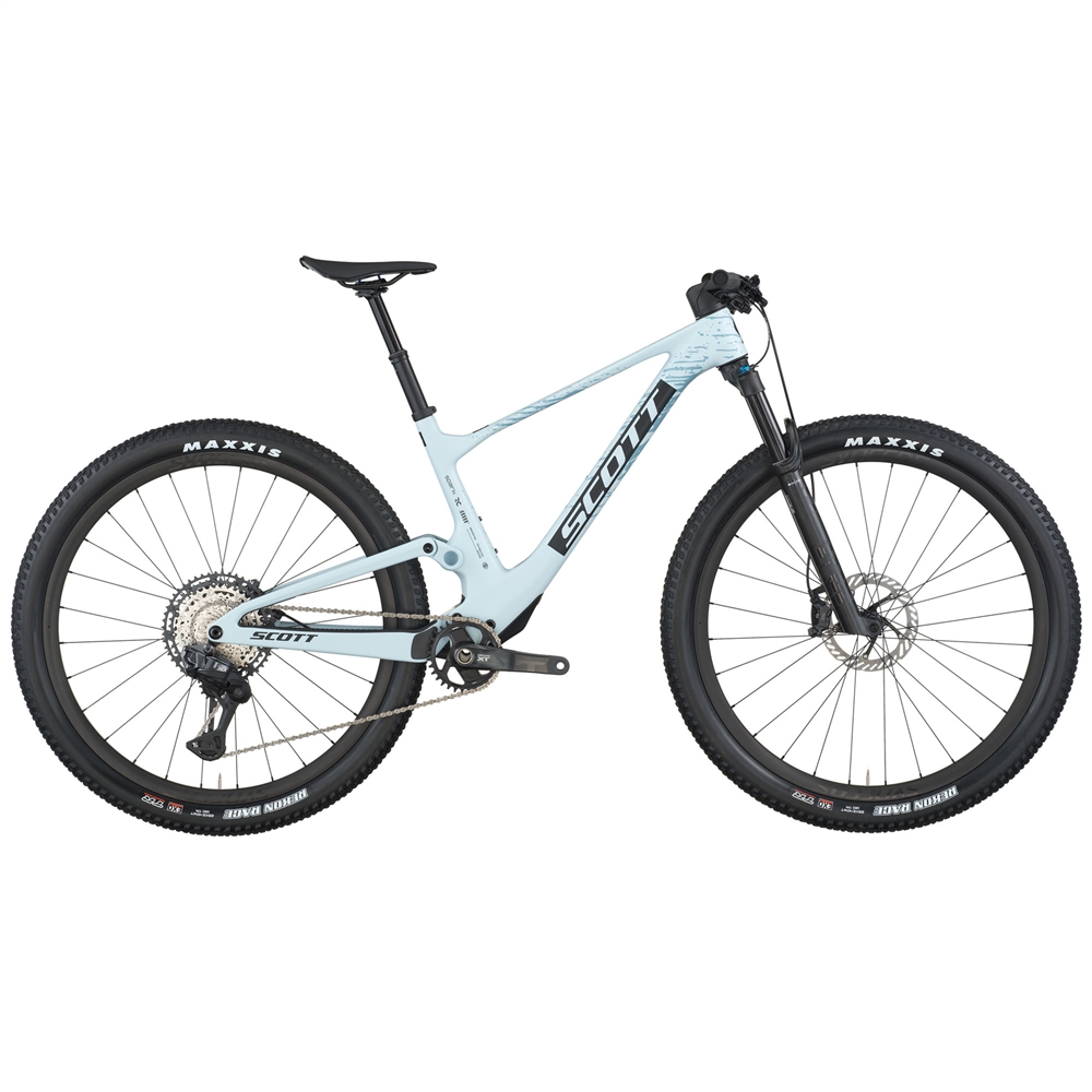 Spark RC Pro Full Suspension Mountain Bike - Azure White (2026)