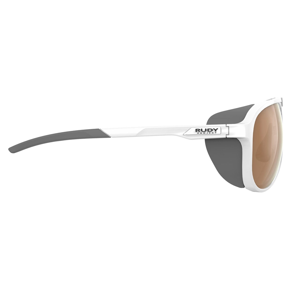 Stardash ImpactX PH Sunglasses - White Gloss/2Laser Crimson