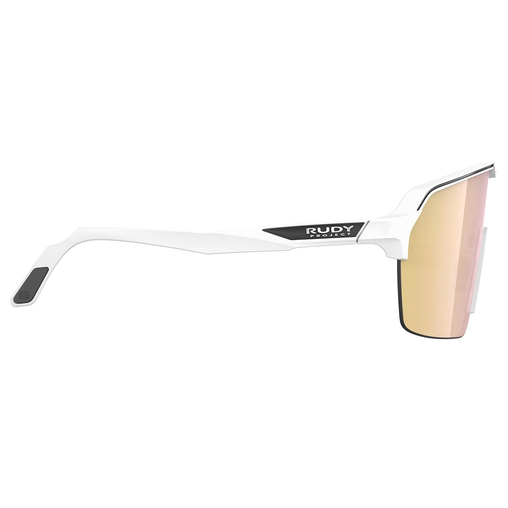 Spinshield Air RP Optics Sunglasses - White Matte/Multilaser Gold