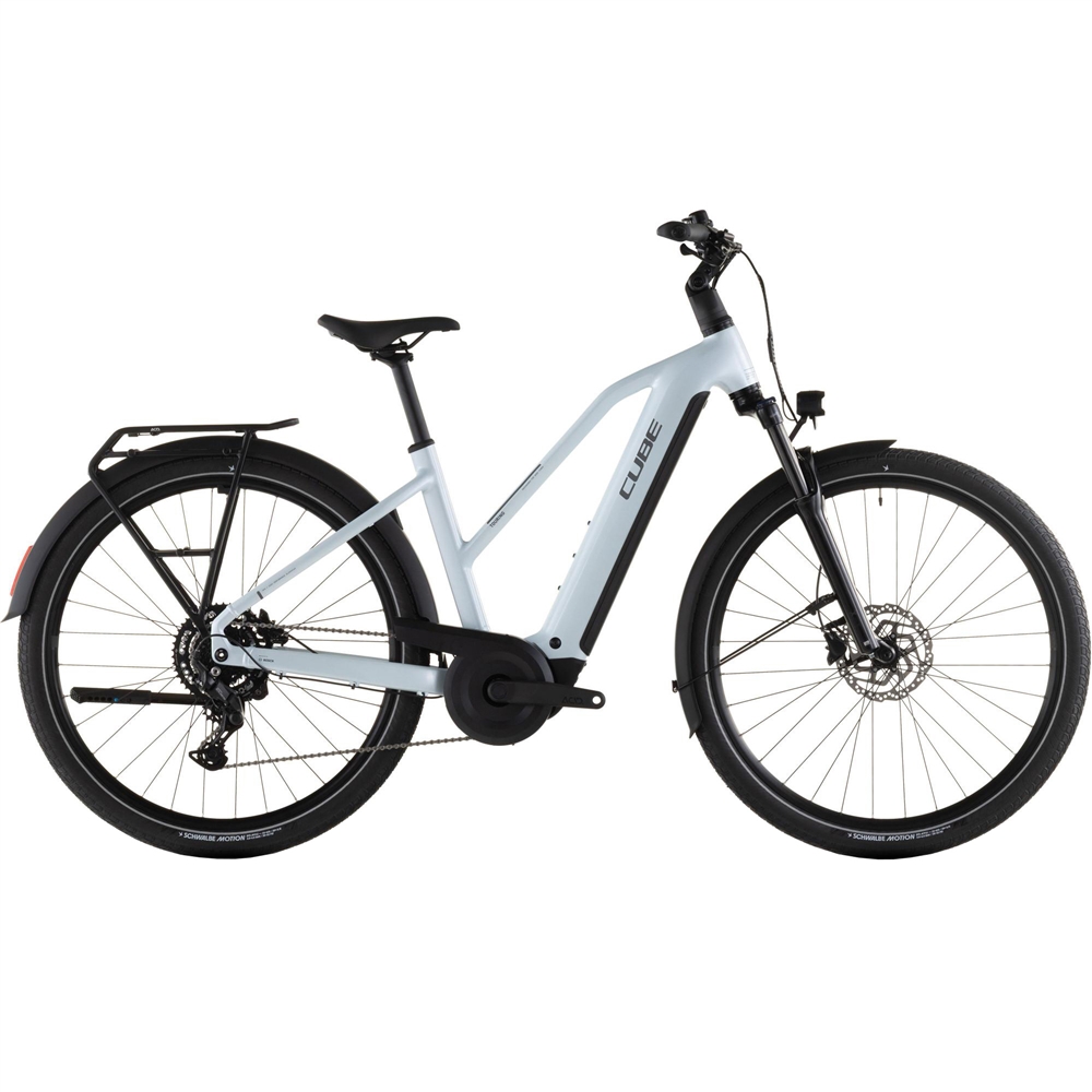 Touring Hybrid Trapeze One 600 Electric Hybrid Bike - Glacier/Reflex (2026)