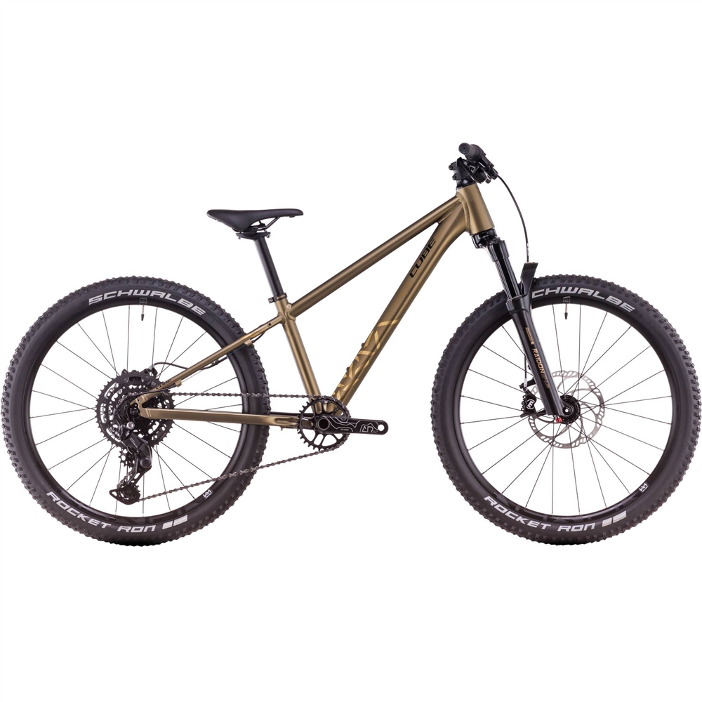 Reaction 240 TM 24" Kids Bike - Golden Lime/Black (2026)