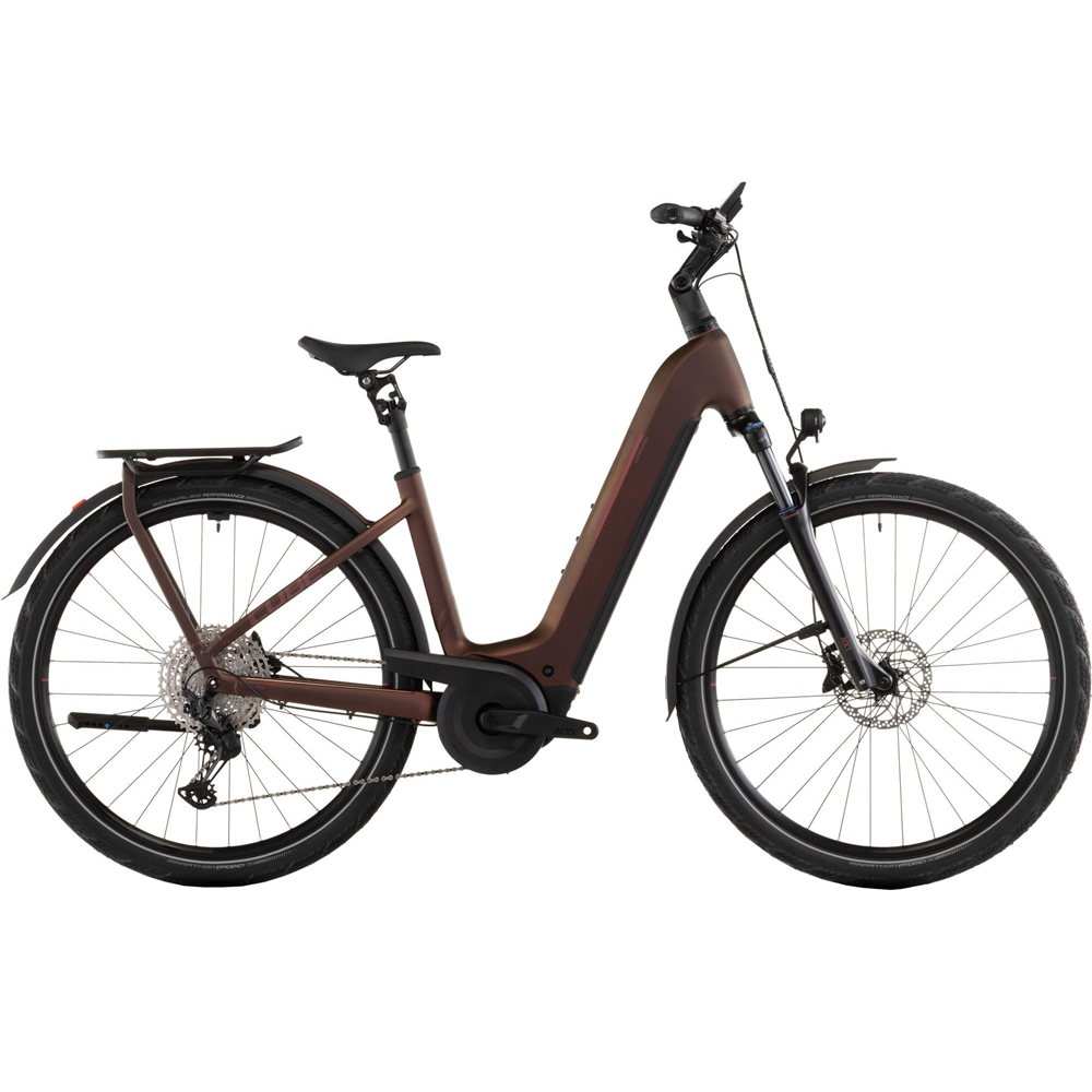 Kathmandu Hybrid Pro 800 Easy Entry Electric Hybrid Bike - Sunglow/Chrome (2026)
