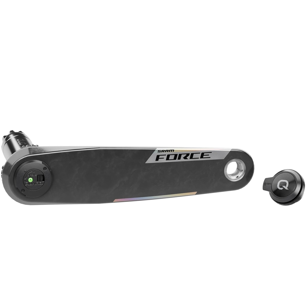 Force E1 Left Crank Arm and Power Meter Spindle (DUB Wide)