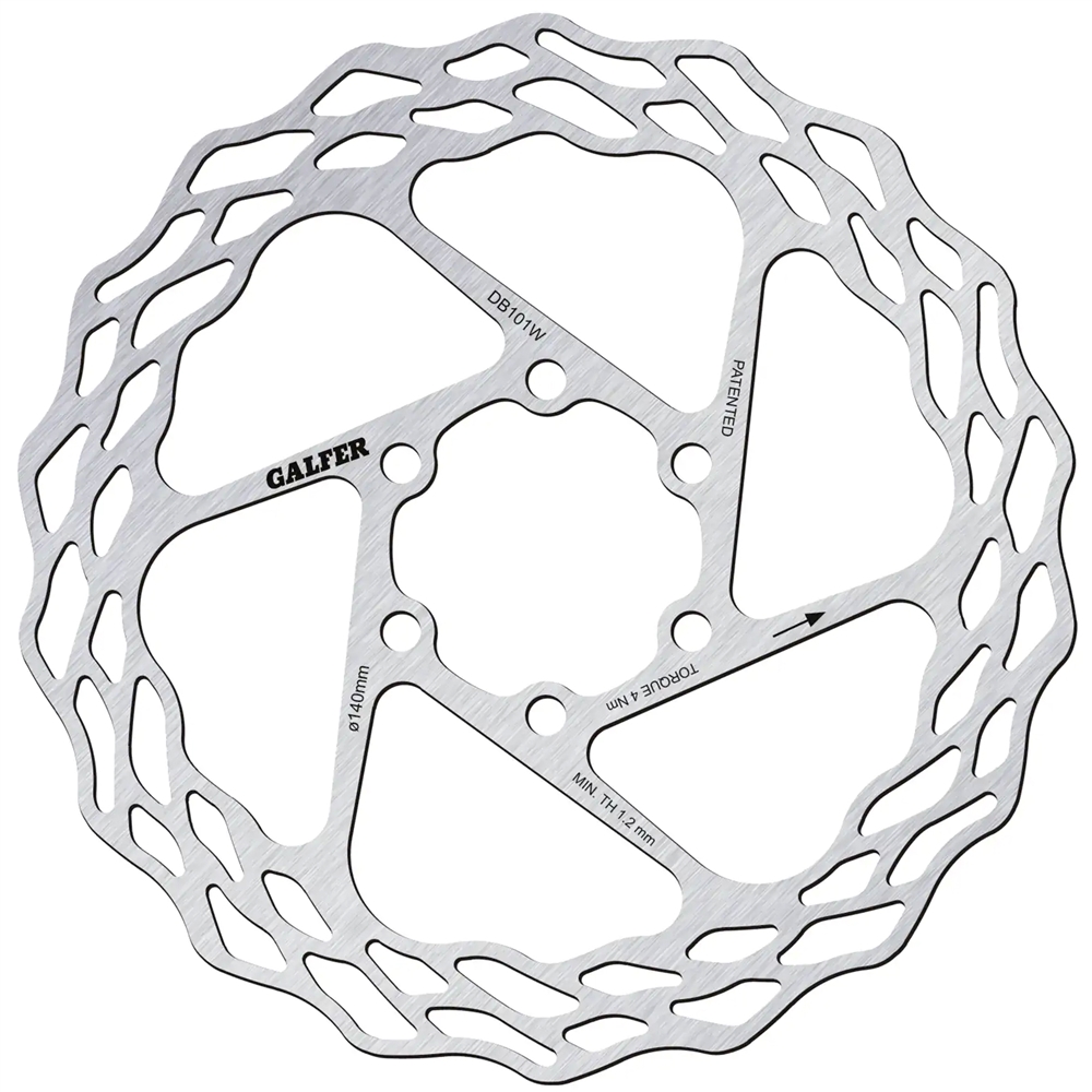 Wave Road Bike/MTB Light 6 Bolt Disc Brake Rotor
