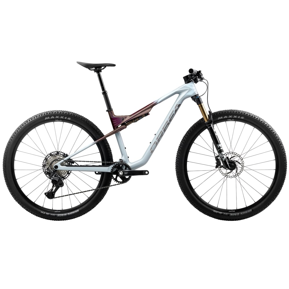 Oiz M20 Full Suspension Mountain Bike - Frozen Concrete/Sunset Carbon View (2027)