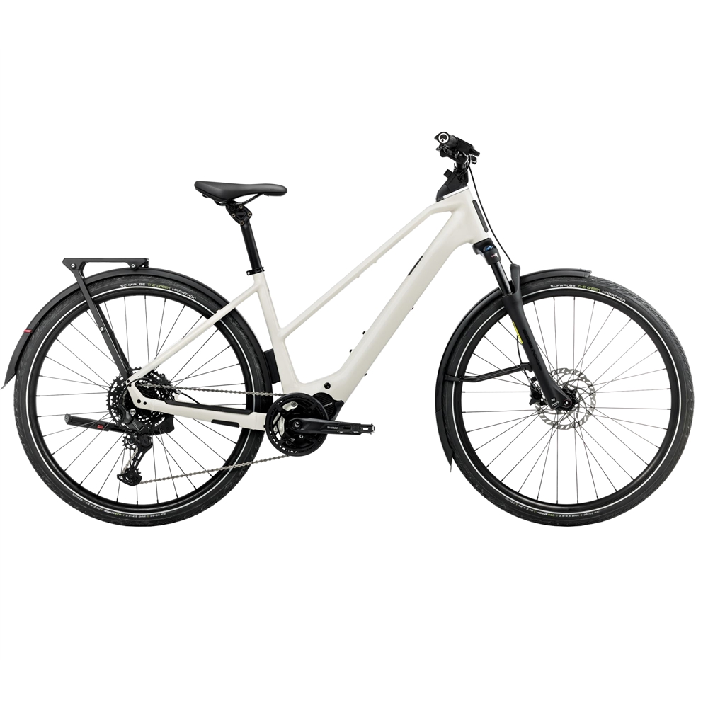 Kemen Tour 20 Mid Electric Hybrid Bike - Ivory White (2026)