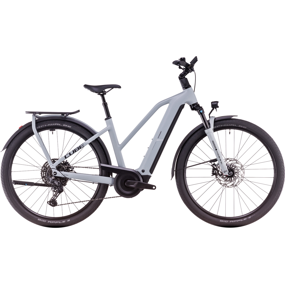 Kathmandu Hybrid EX 800 Trapeze Electric Hybrid Bike - Haze/Black (2025)