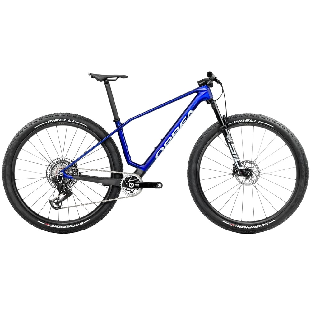 Alma M-Ltd Hardtail Mountain Bike - Cobalt Blue/Carbon Raw (2025)
