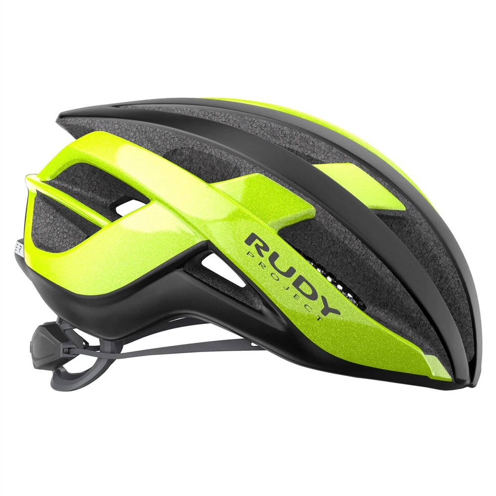 Venger Road Helmet - Reflective Matte/Shiny Yellow