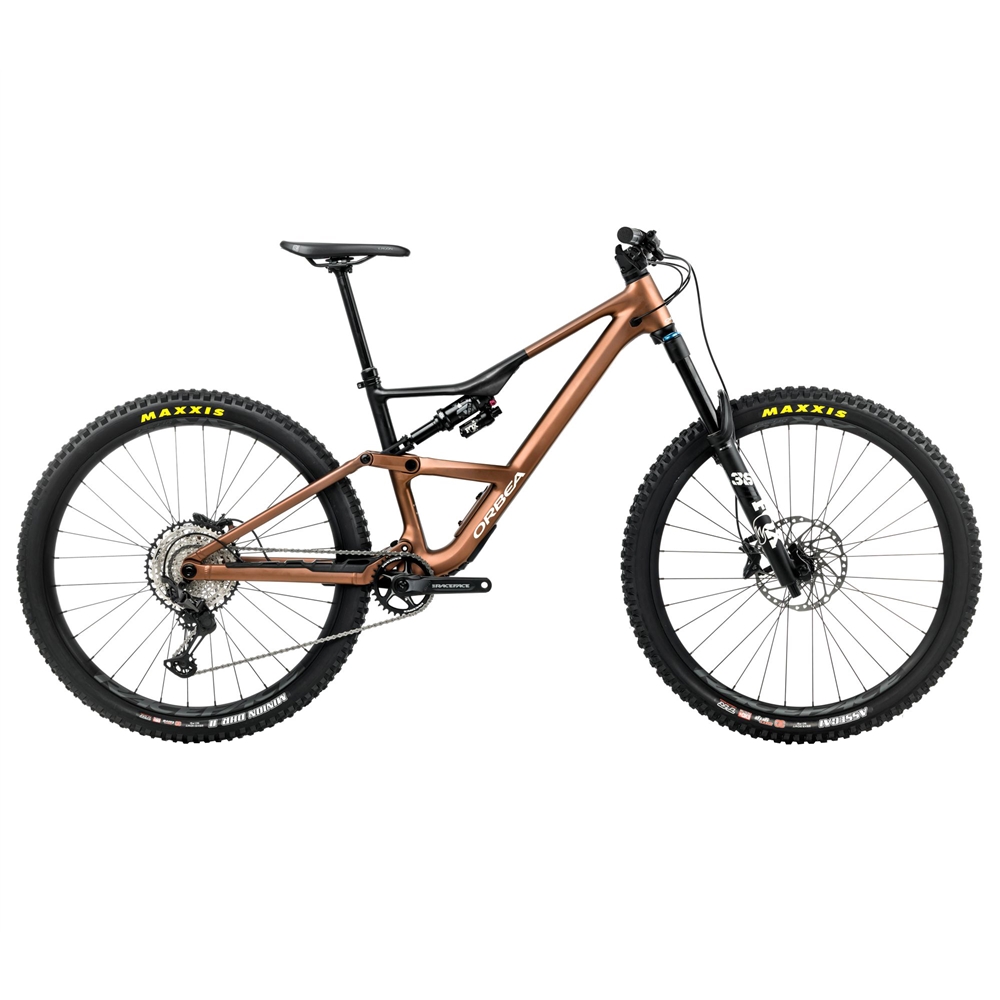 Occam LT H10 Full Suspension Mountain Bike - Metallic Cinnamon/Black (2026)
