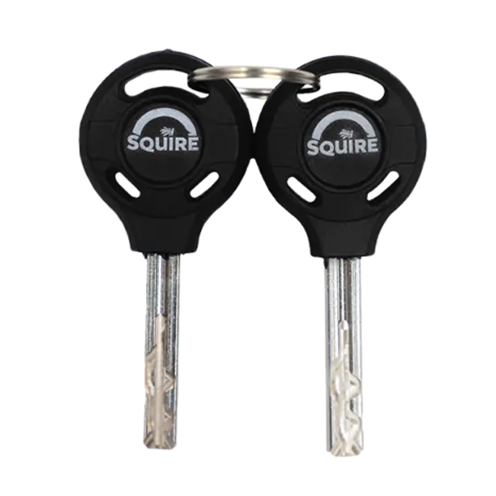 Lucchetto Per Bici Squire Locks Kilda 15/1800 – Cavo In Acciaio 15mm X 1,8m, Resistente Alle Intemperie, Con 3 Chiavi