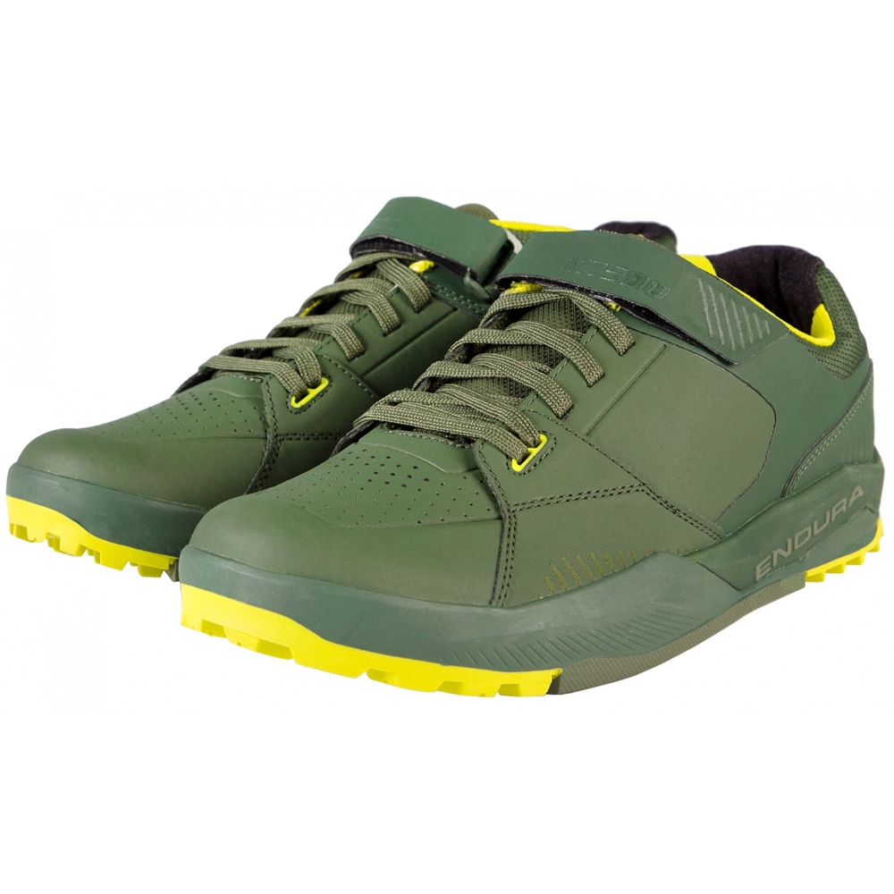 MT500 Burner Flat Pedal Shoes - Forest Green (2024)
