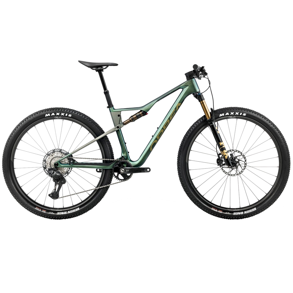 Oiz M10 Full Suspension Mountain Bike - Seaweed Carbon View/Spaceship Green (2026)