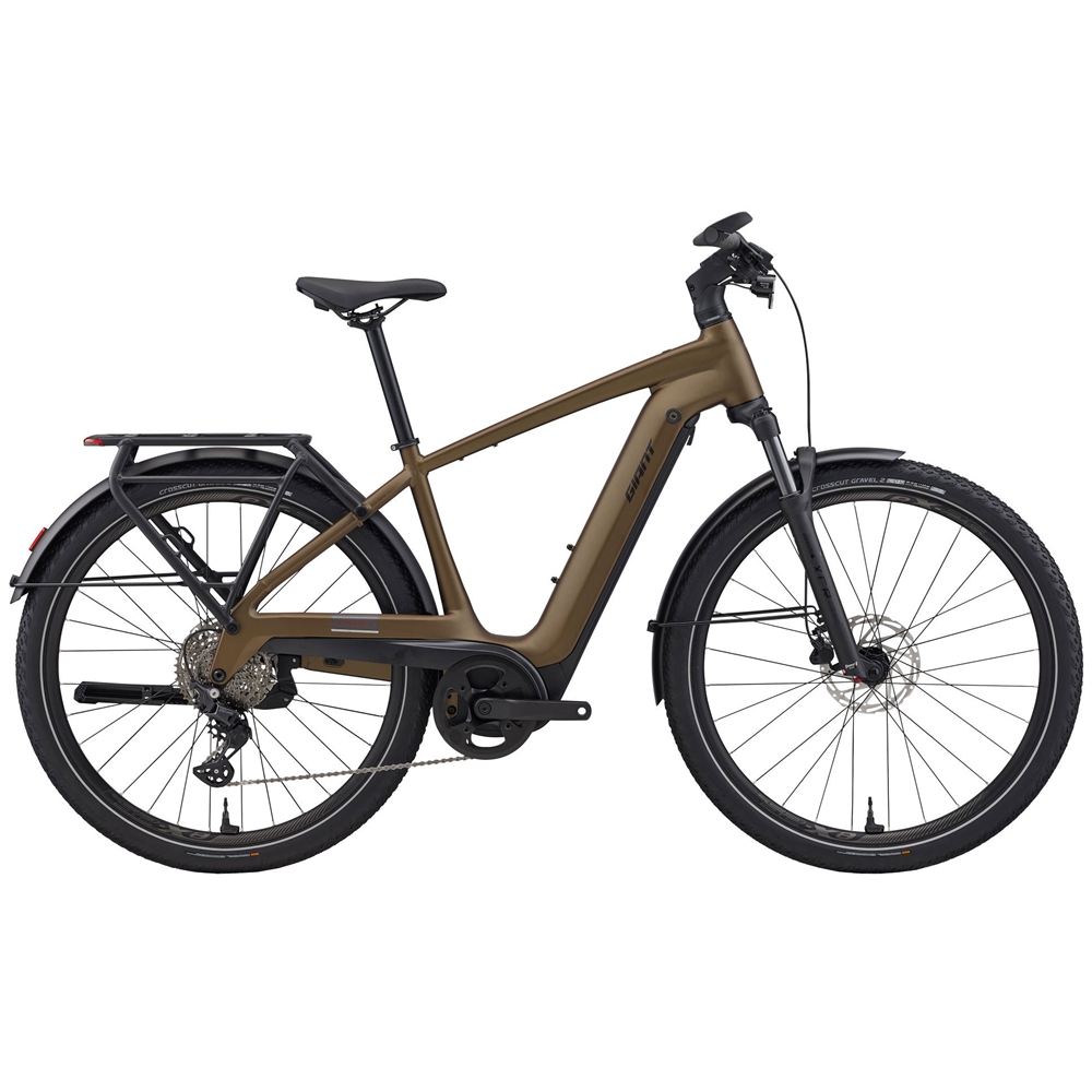 Explore E+ 3 DD Electric Hybrid Bike - Pyrite Brown (2026)