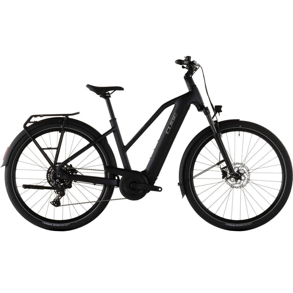 Touring Hybrid Trapeze One 600 Electric Hybrid Bike - Coal/Chrome (2026)