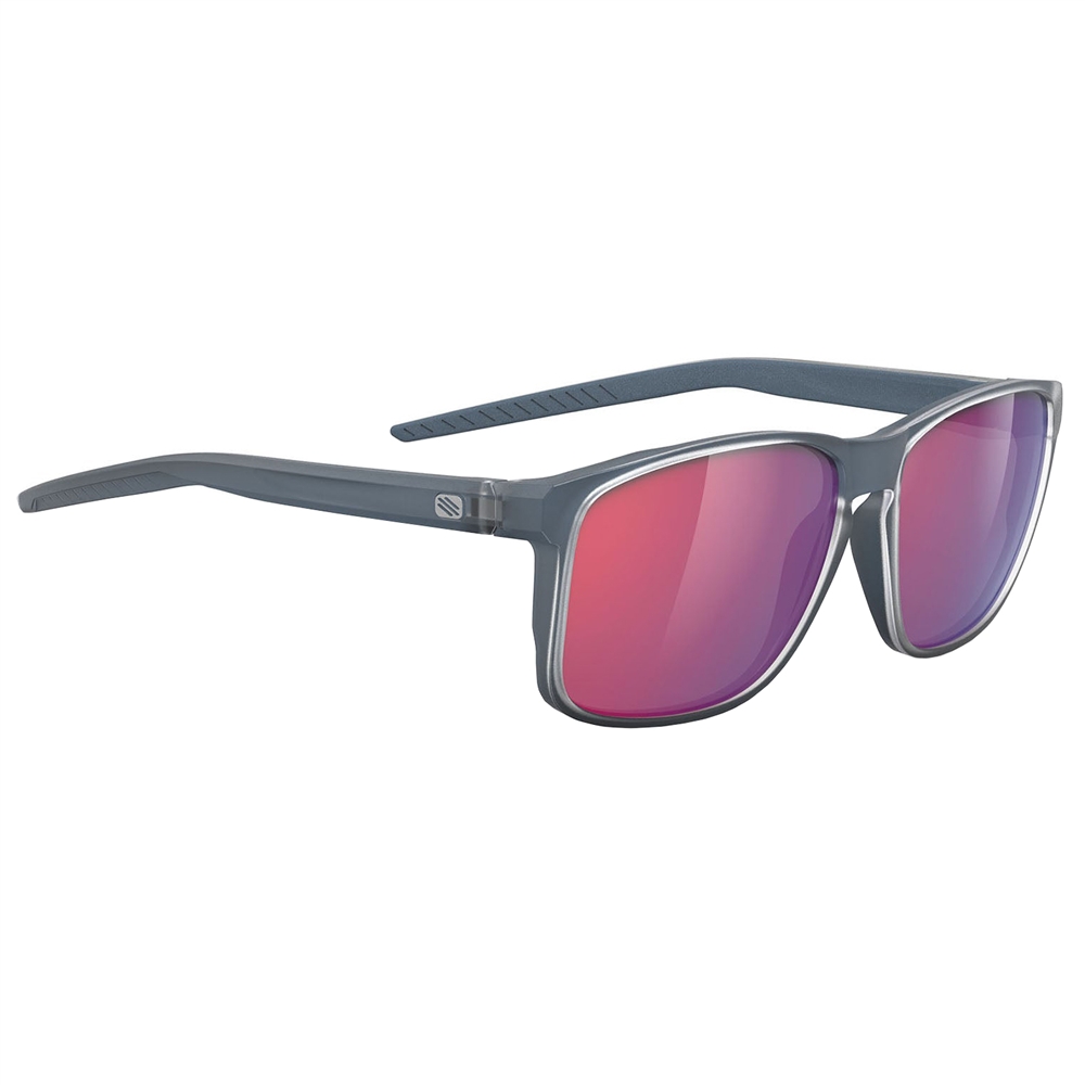 Overlap RP Optics Sunglasses - Ice Blue Metal Matte/Multilaser Red