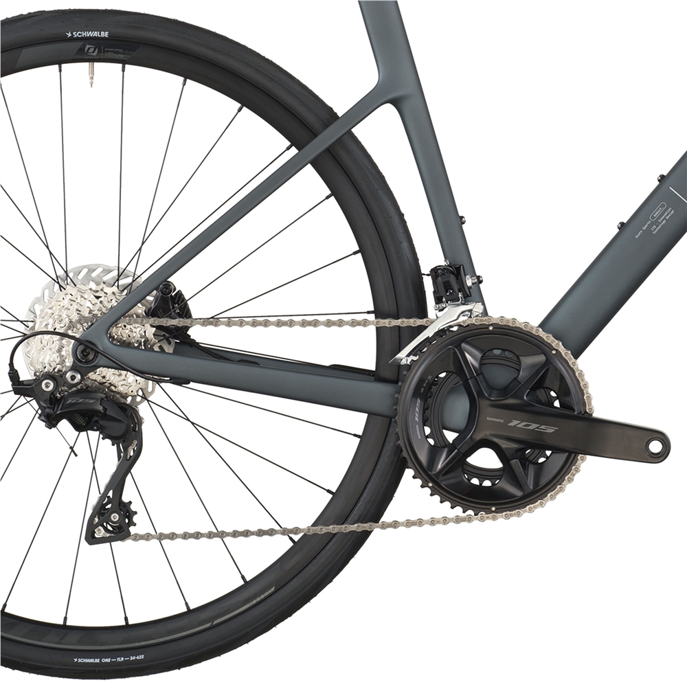 Addict 50 Road Bike - Carbon Grey (2026)