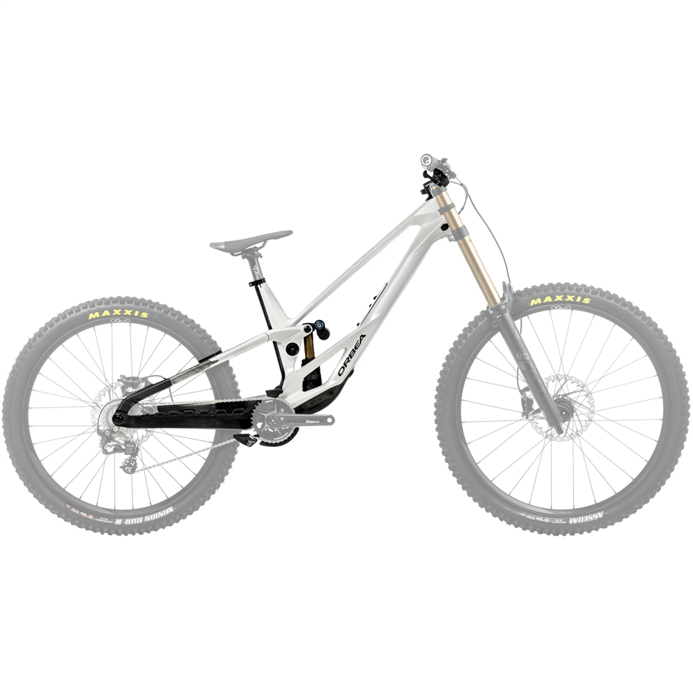 Rallon 442 Downhill Bike Frameset - White Chic/Diamond Black (2026)