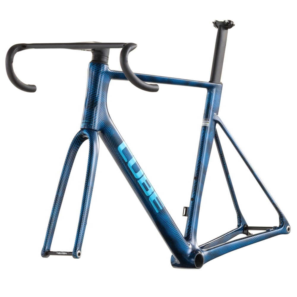 Litening Air C:68X Road Frameset - Liquid Blue Grid/Chrome (2026)