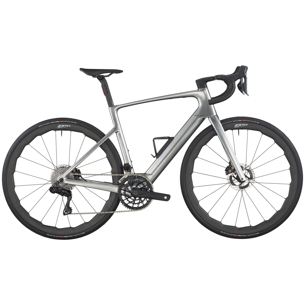 Fastlane Premium Electric Road Bike - Chrome Silver (2026)
