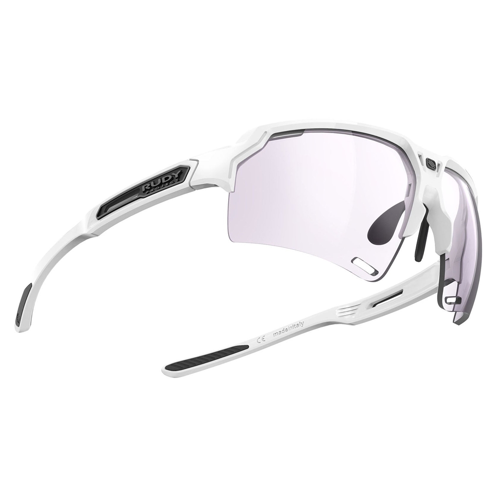 Deltabeat ImpactX PH Sunglasses - White Gloss/2Laser Purple