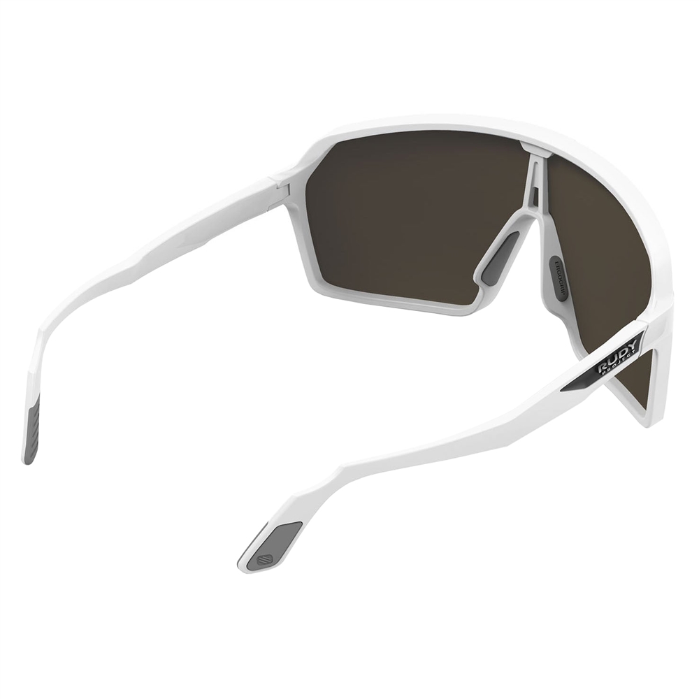 Spinshield RP Optics Sunglasses - White Matte/Multilaser Gold