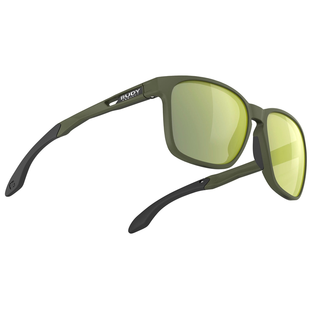Lightflow A RP Optics Sunglasses - Olive Matte/Laser Green