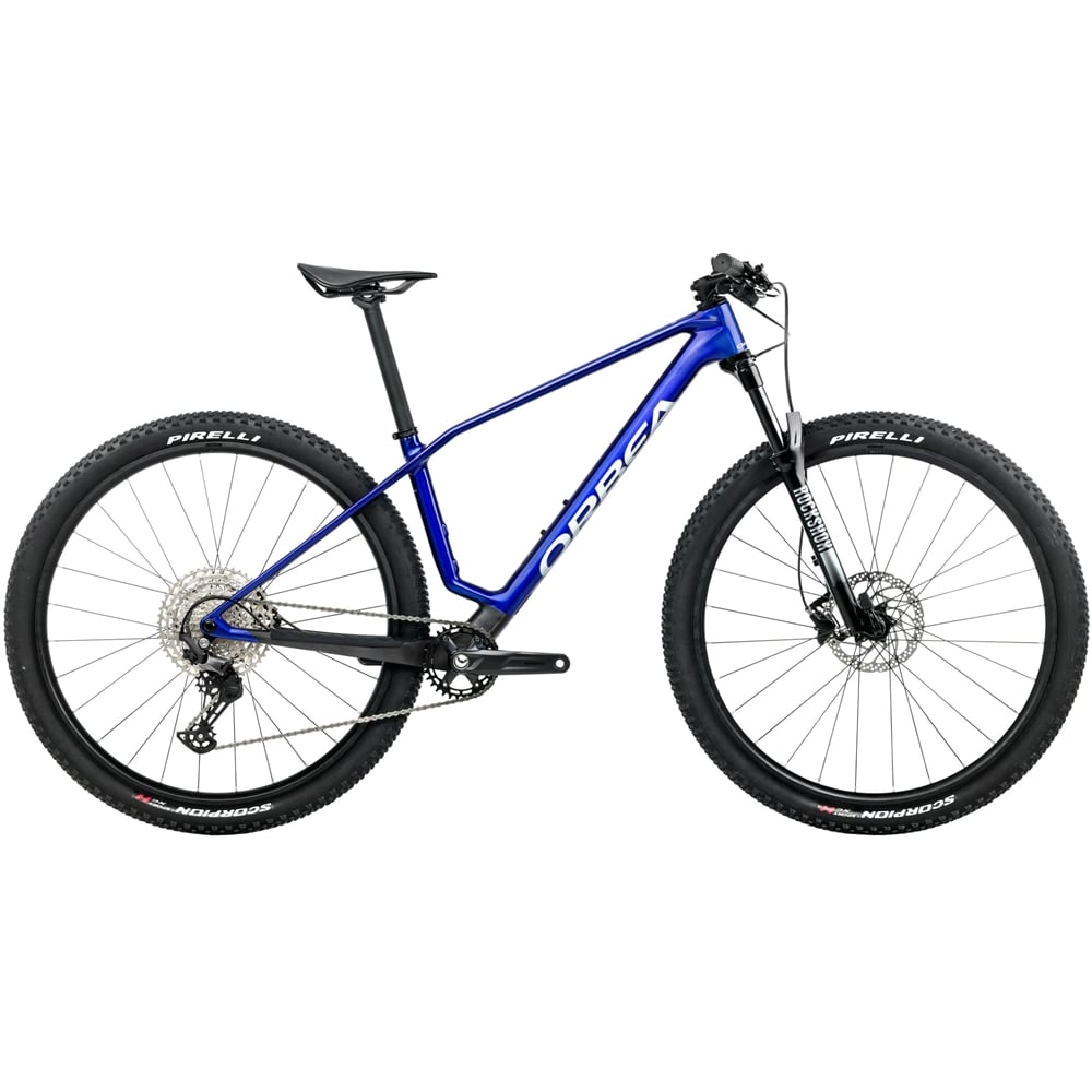 Alma M50 Hardtail Mountain Bike - Cobalt Blue/Carbon Raw (2026)