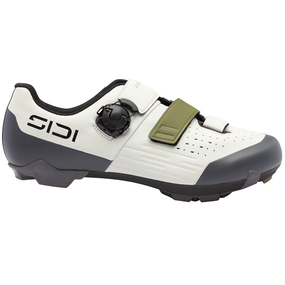 Silvis XC Gravel Shoes - Ice White/Olive Green (2026)