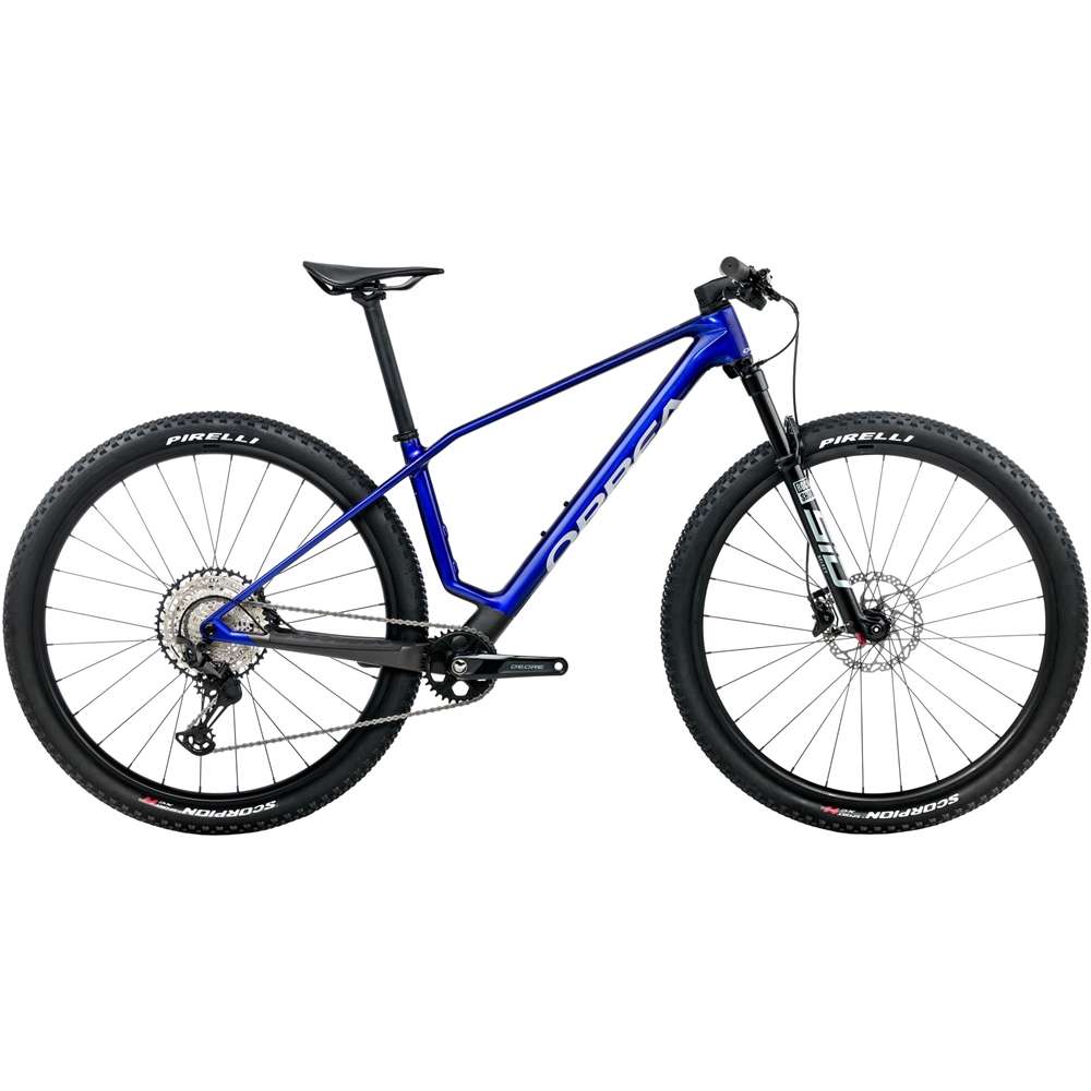 Alma M30 Hardtail Mountain Bike - Cobalt Blue/Carbon Raw (2026)