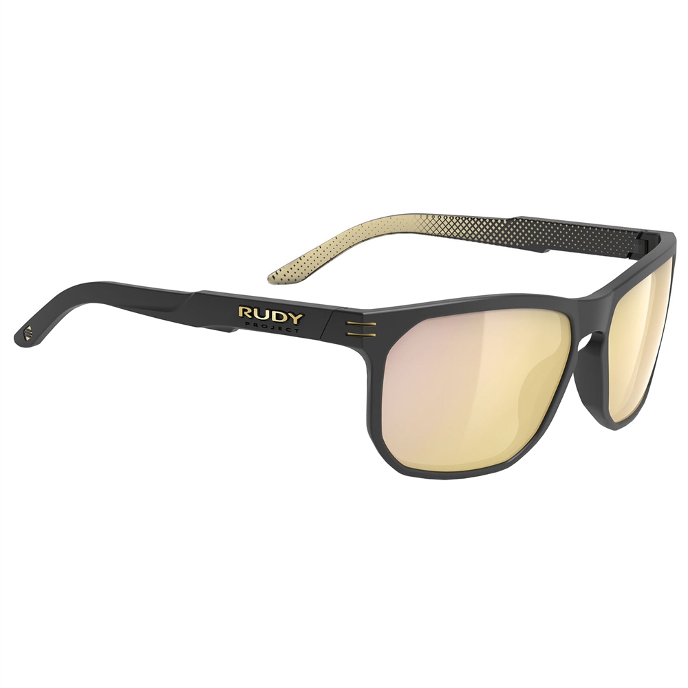 Soundrise RP Optics Sunglasses - Black Matte/Ice Gold Pattern/Multilaser Gold