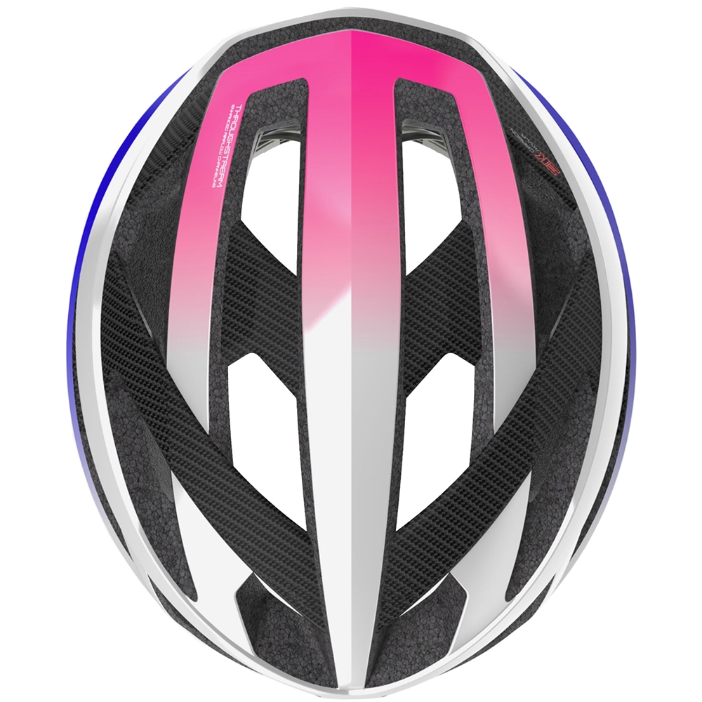 Rebel Road Helmet - Pearl Metal/Pink/Cyber Blue Shiny