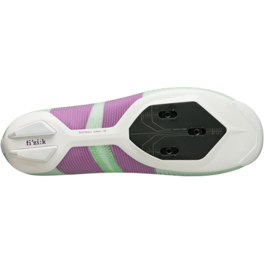 Vento Vega Carbon Road Bike Shoes - Purple/Green