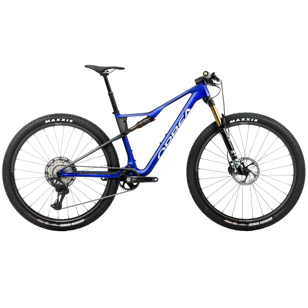 Oiz M-Pro Full Suspension Mountain Bike - Cobalt Blue/Carbon Raw (2026)