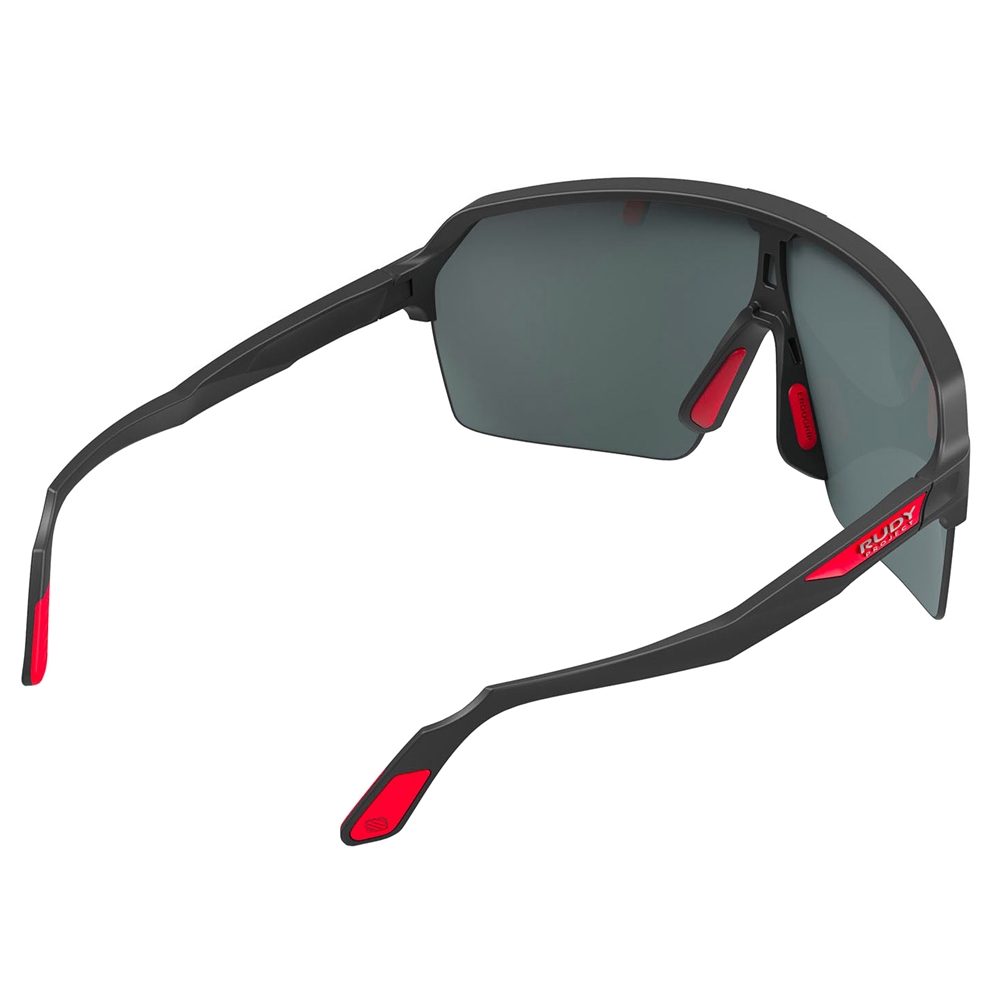 Spinshield Air RP Optics Sunglasses - Black Matte/Multilaser Red