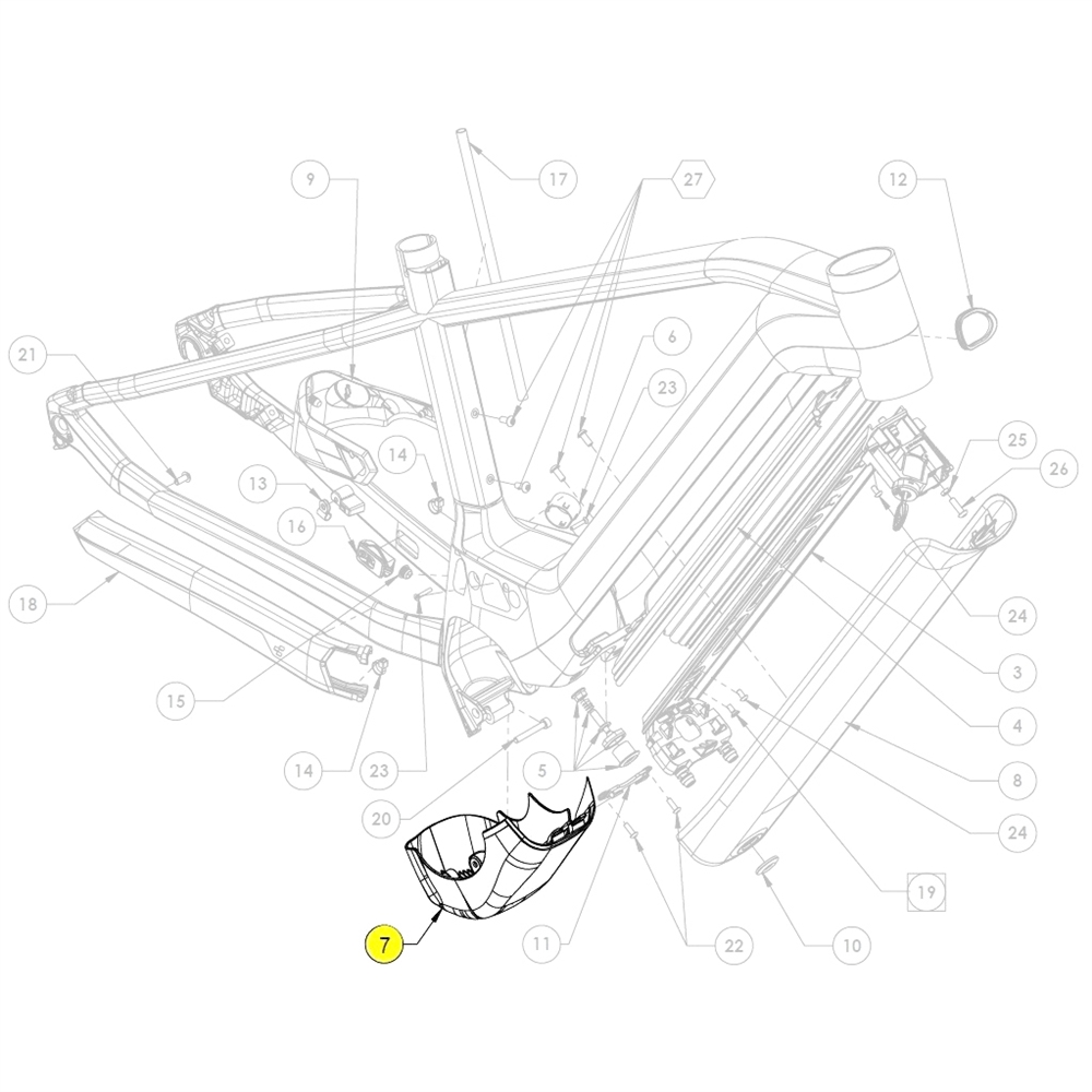 Bottom Motor Cover No. 4093