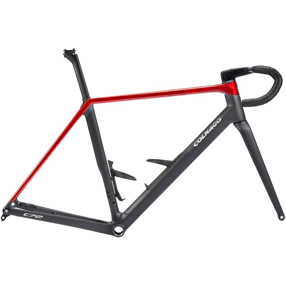 C72 Disc Road Bike Frameset - Black/Red