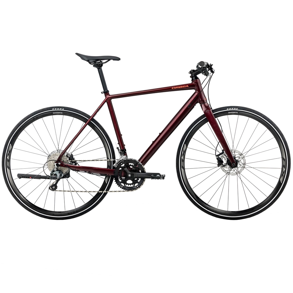 Vector 10 Hybrid Bike - Metallic Burgundy Red (2026)