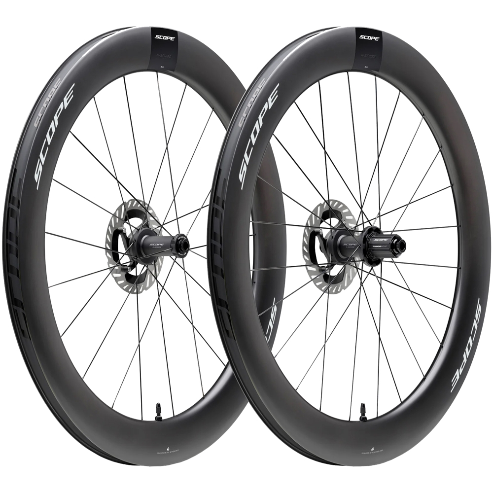 R6.A V2 65mm Allroad Disc Brake Carbon Wheelset - White